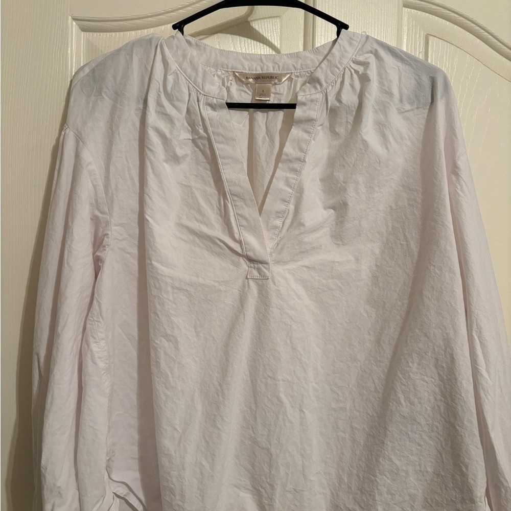 Banana Republic Crisp White Blouse